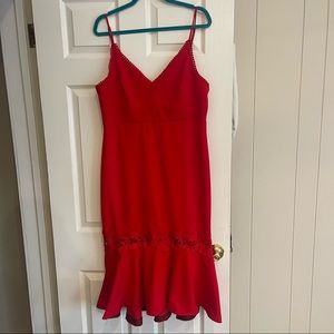 Mermaid Midi Ruffle Dress